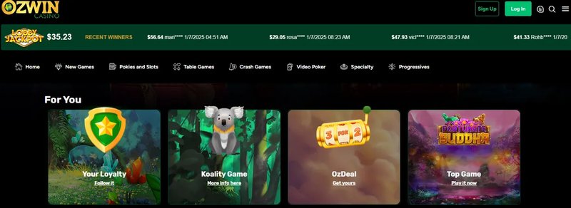 Getting Started with Ozwin Casino Australia
